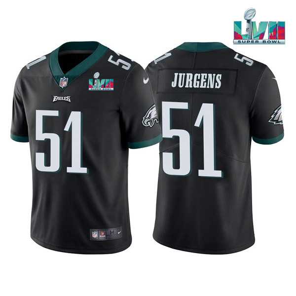 Men & Women & Youth Philadelphia Eagles #51 Cam Jurgens Black Super Bowl LVII Vapor Untouchable Limited Stitched Jersey,We sell and wholesale Men & Women & Youth Philadelphia Eagles #51 Cam Jurgens Black Super Bowl LVII Vapor Untouchable Limited Stitched Jersey on line form chian!
